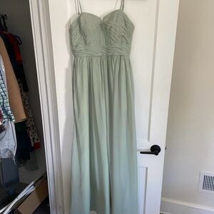 NWT Azazie Lara bridesmaid dress in Dusty Sage